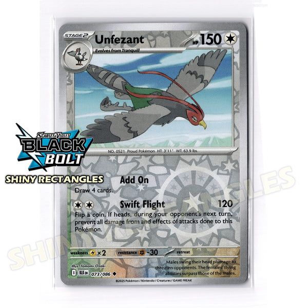 073/086 - Unfezant - Reverse Holo