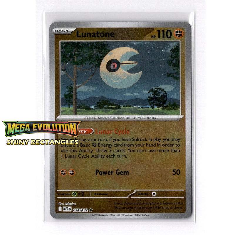 074/132 - Lunatone - Reverse Holo
