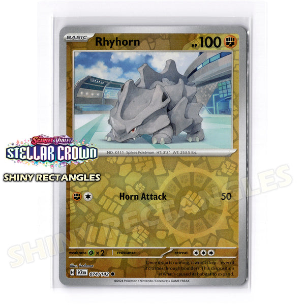 074/142 - Rhyhorn - Reverse Holo