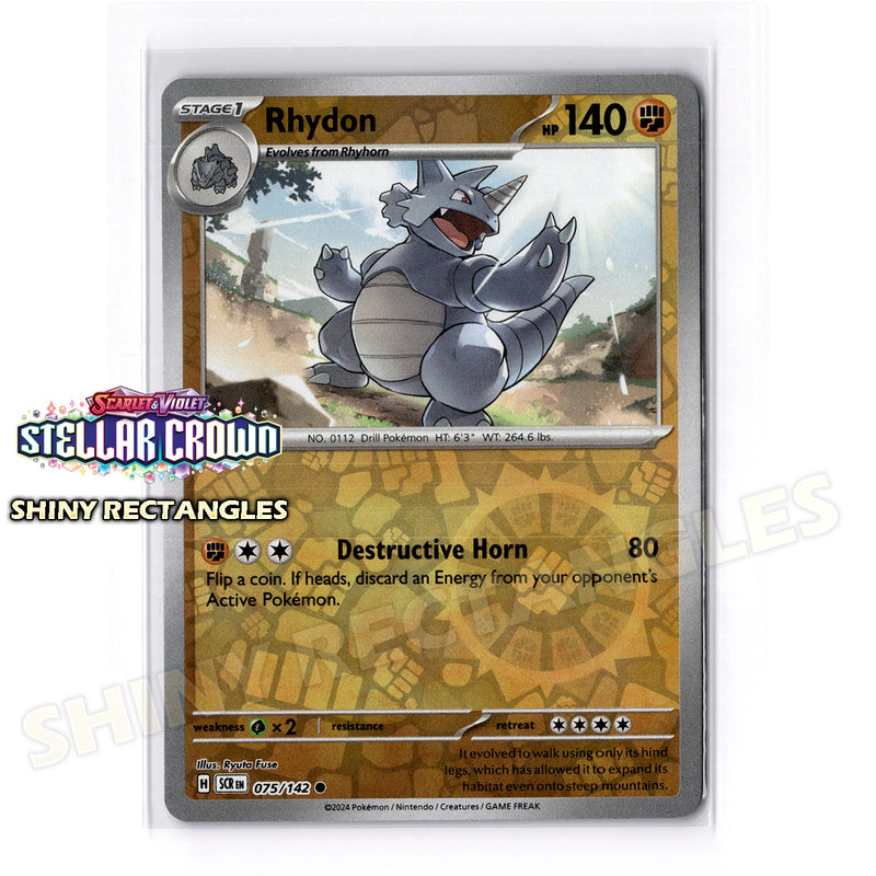 075/142 - Rhydon - Reverse Holo
