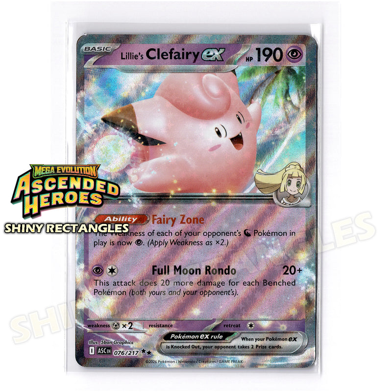 076/217 - Lillie's Clefairy EX - Holofoil