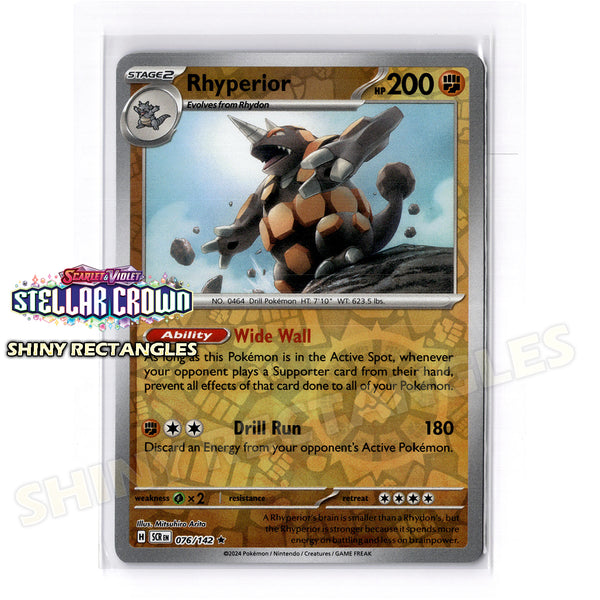 076/142 - Rhyperior - Reverse Holo