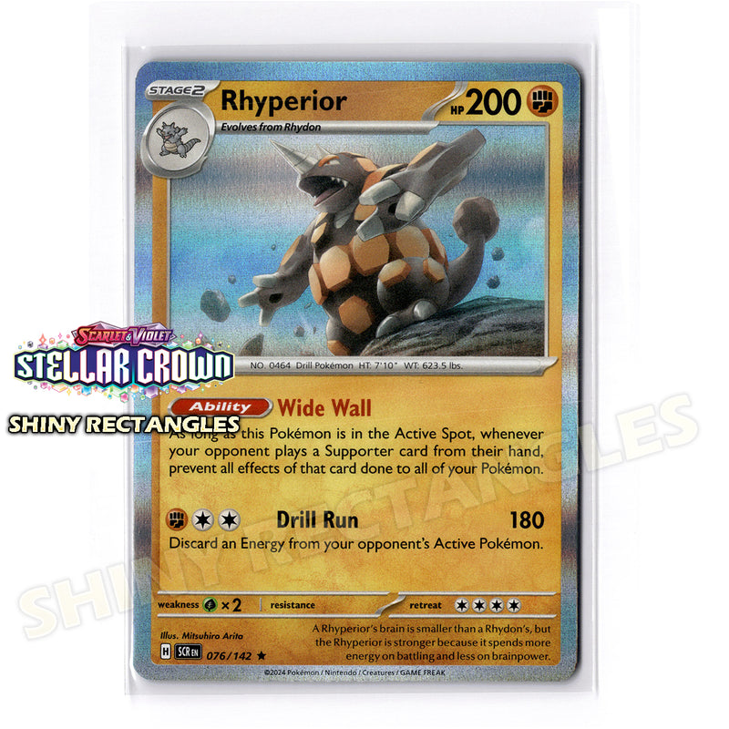 076/142 - Rhyperior - Holofoil