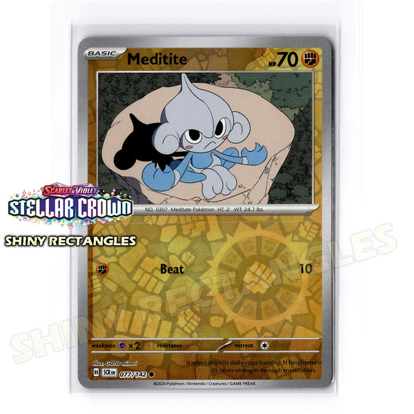 077/142 - Meditite - Reverse Holo