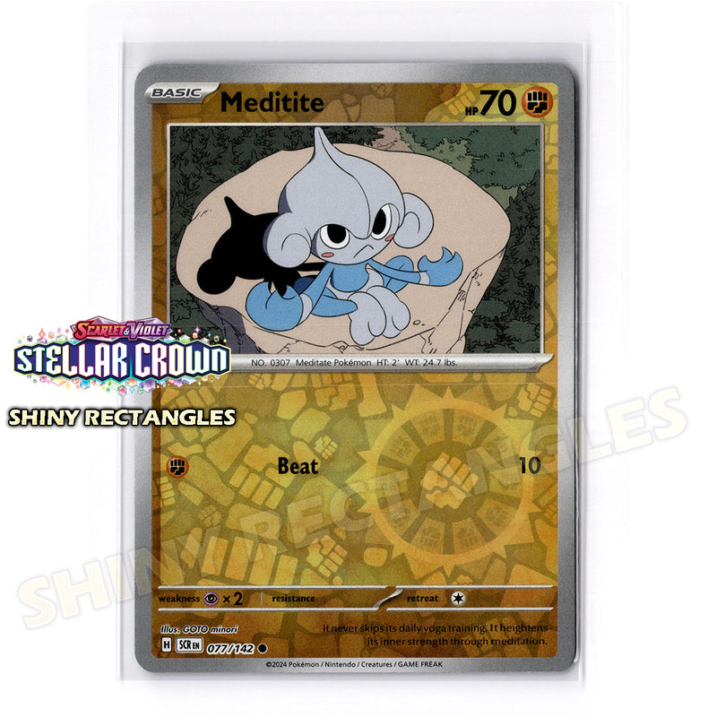 077/142 - Meditite - Reverse Holo
