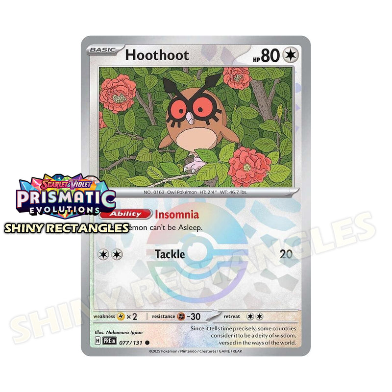 077/131 - Hoothoot - Poke Ball