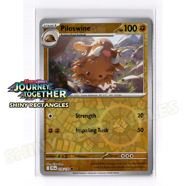 078/159 - Piloswine - Reverse Holo