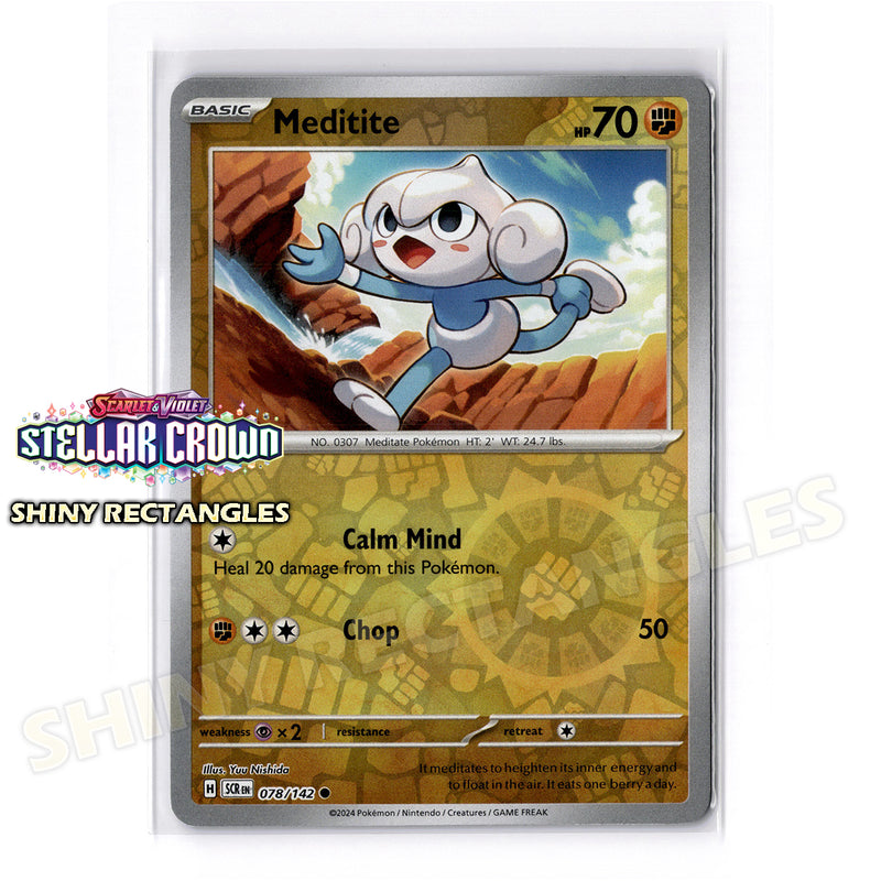 078/142 - Meditite - Reverse Holo