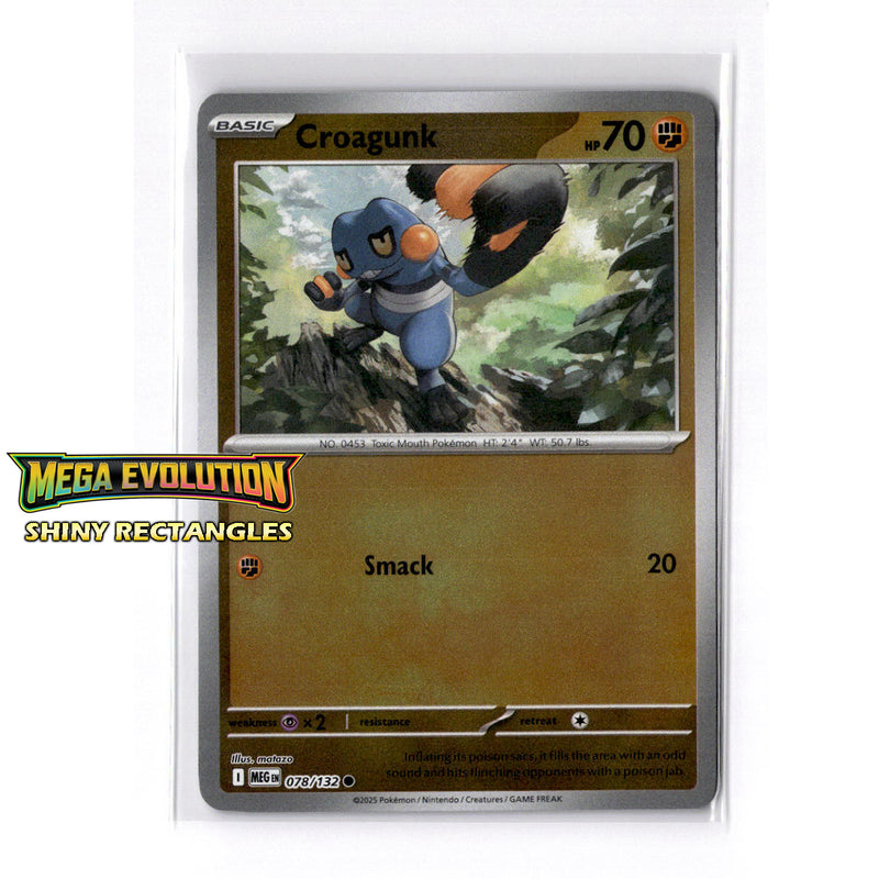 078/132 - Croagunk - Reverse Holo