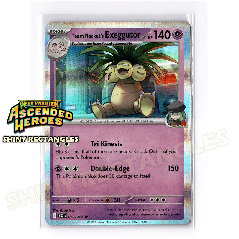 078/217 - Team Rocket's Exeggutor - Holofoil