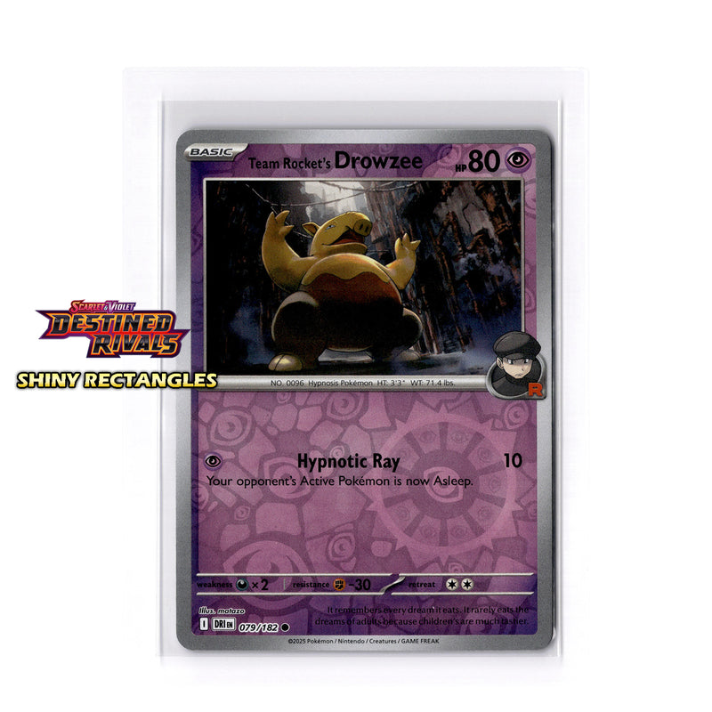 079/182 - Team Rocket's Drowzee - Reverse Holo