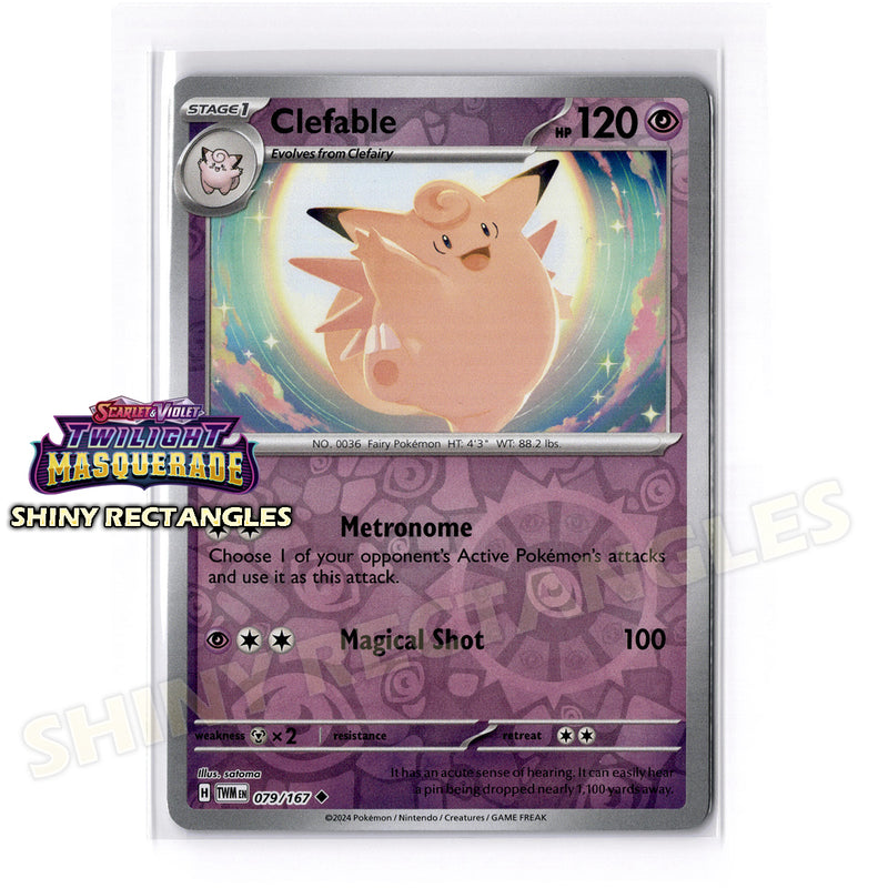 079/167 - Clefable - Reverse Holo