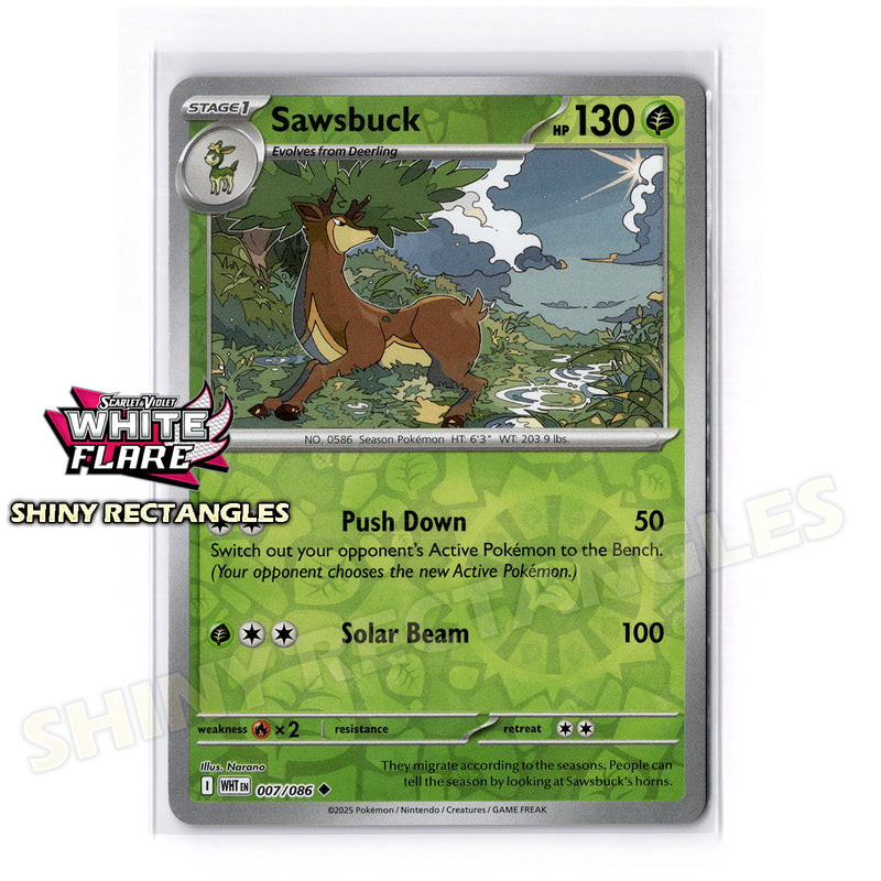 007/086 - Sawsbuck - Reverse Holo