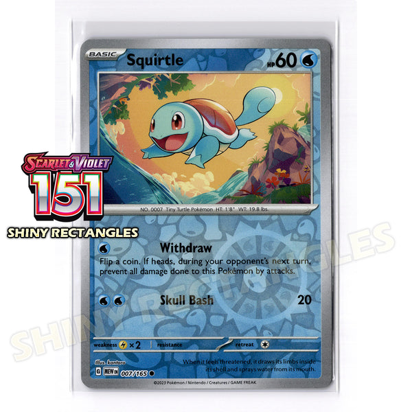 007/165 - Squirtle - Reverse Holo