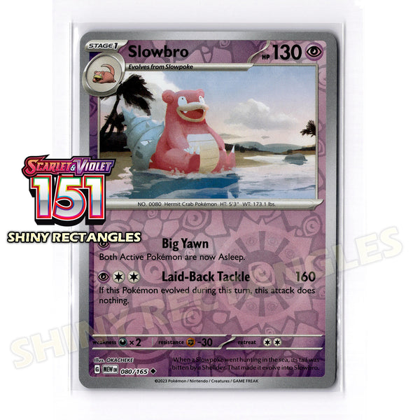 080/165 - Slowbro - Reverse Holo