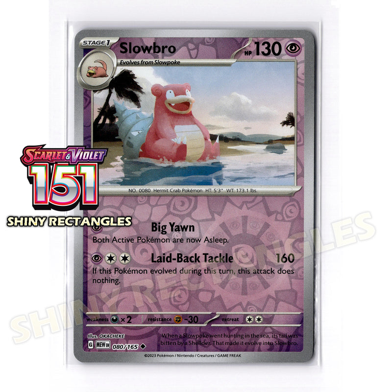 080/165 - Slowbro - Reverse Holo