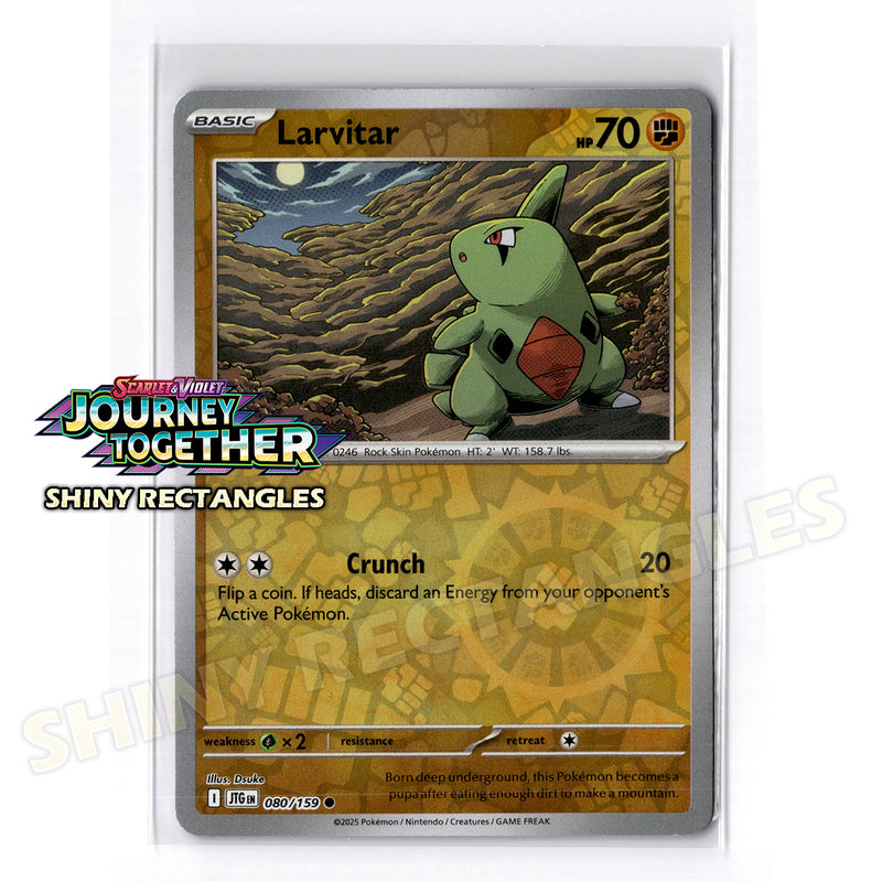 080/159 - Larvitar - Reverse Holo