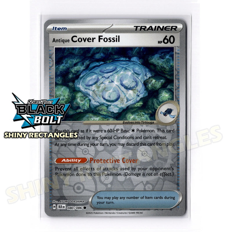080/086 - Antique Cover Fossil - Reverse Holo