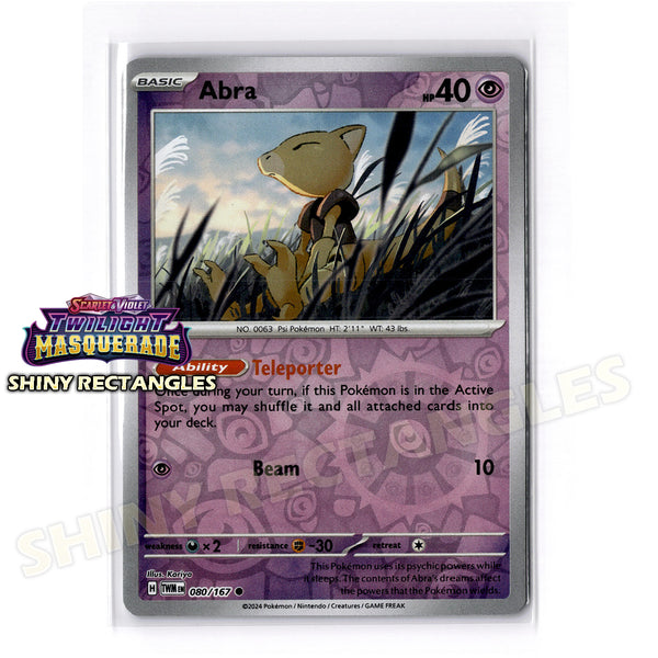 080/167 - Abra - Reverse Holo