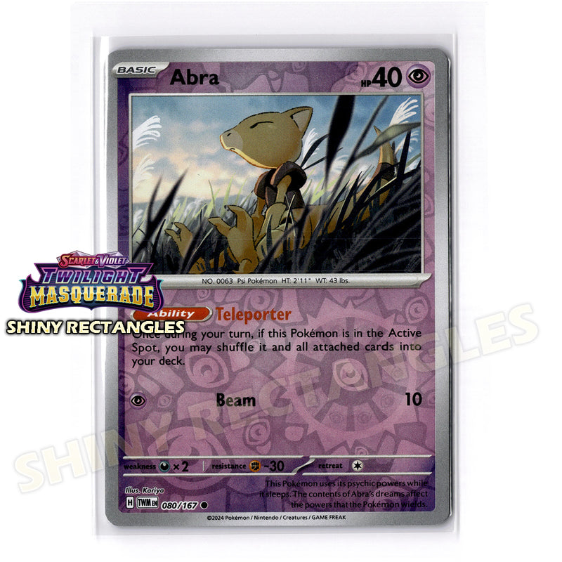 080/167 - Abra - Reverse Holo