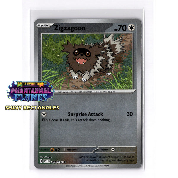 081/094 - Zigzagoon - Reverse Holo