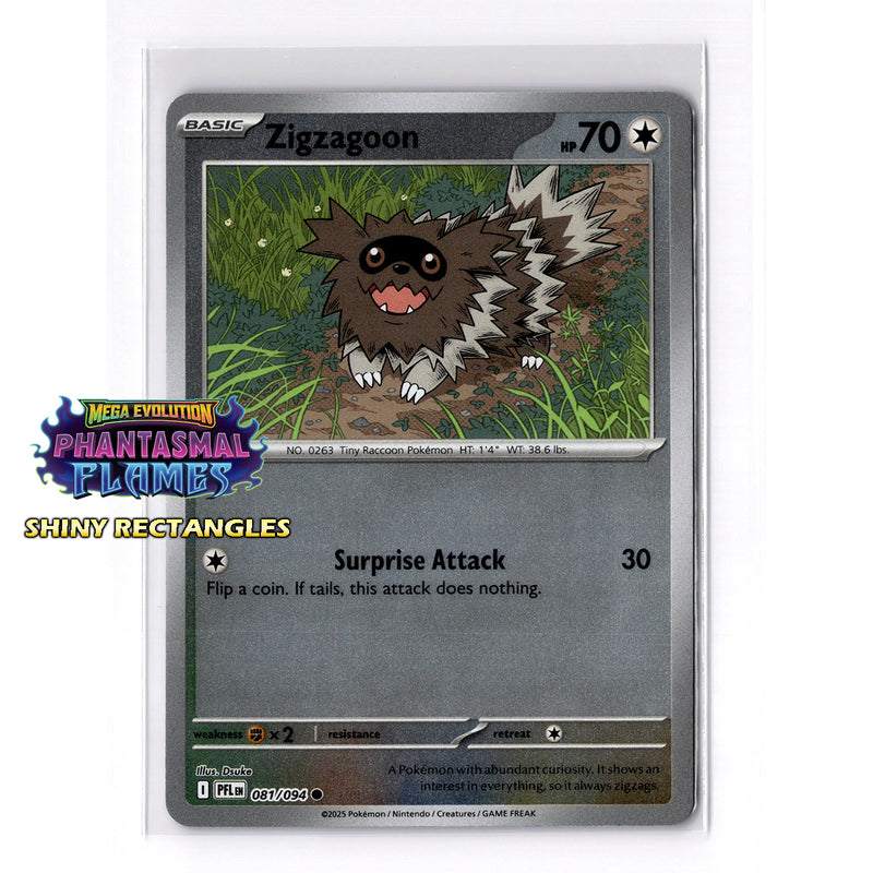 081/094 - Zigzagoon - Reverse Holo