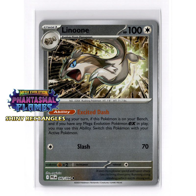 082/094 - Linoone - Reverse Holo