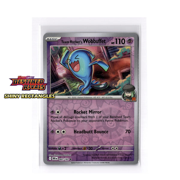 082/182 - Team Rocket's Wobbuffet - Reverse Holo