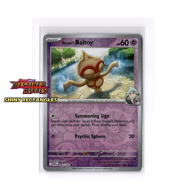 083/182 - Steven's Baltoy - Reverse Holo