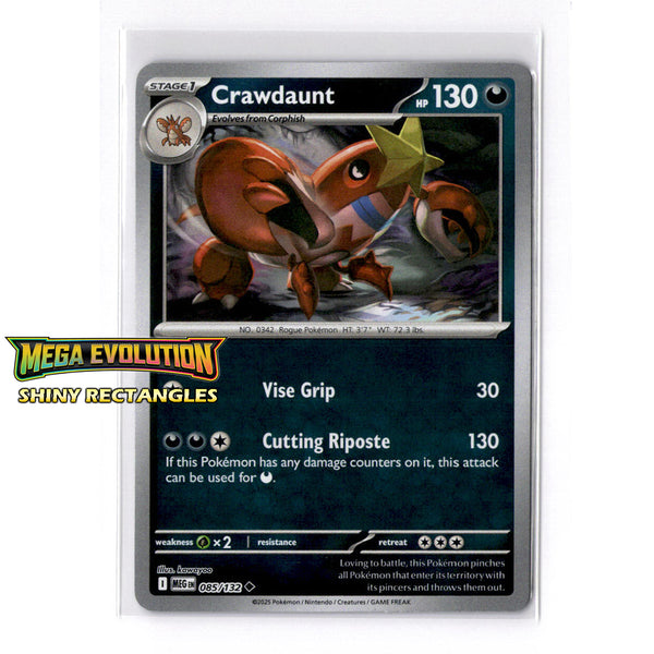085/132 - Crawdaunt - Reverse Holo
