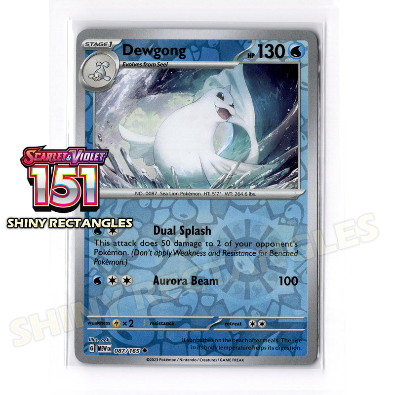 087/165 - Dewgong - Reverse Holo