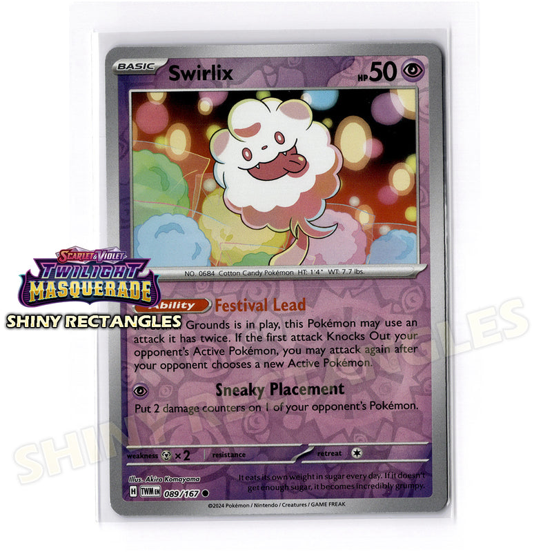 089/167 - Swirlix - Reverse Holo