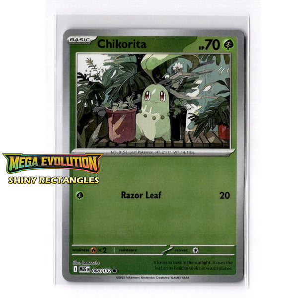 008/132 - Chikorita - Reverse Holo