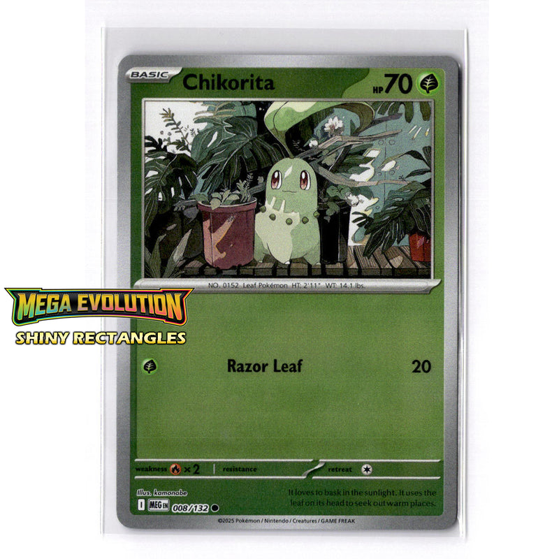 008/132 - Chikorita - Reverse Holo