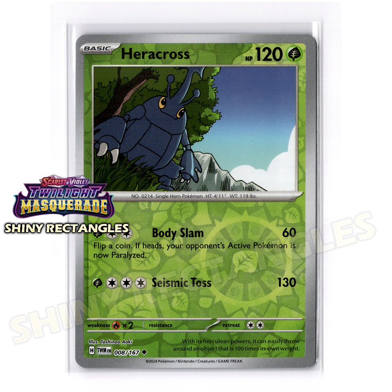 008/167 - Heracross - Reverse Holo