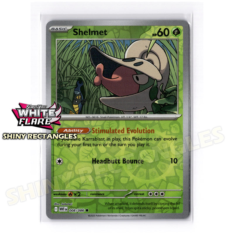 008/086 - Shelmet - Reverse Holo