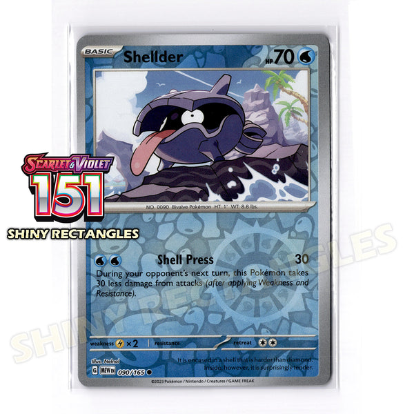 090/165 - Shellder - Reverse Holo