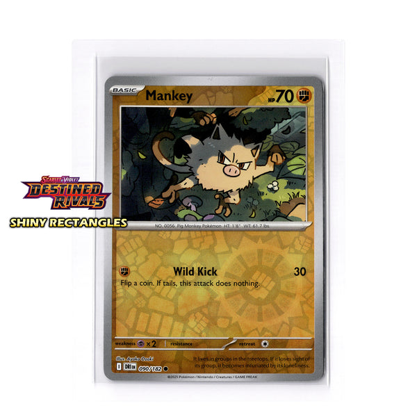 090/182 - Mankey - Reverse Holo