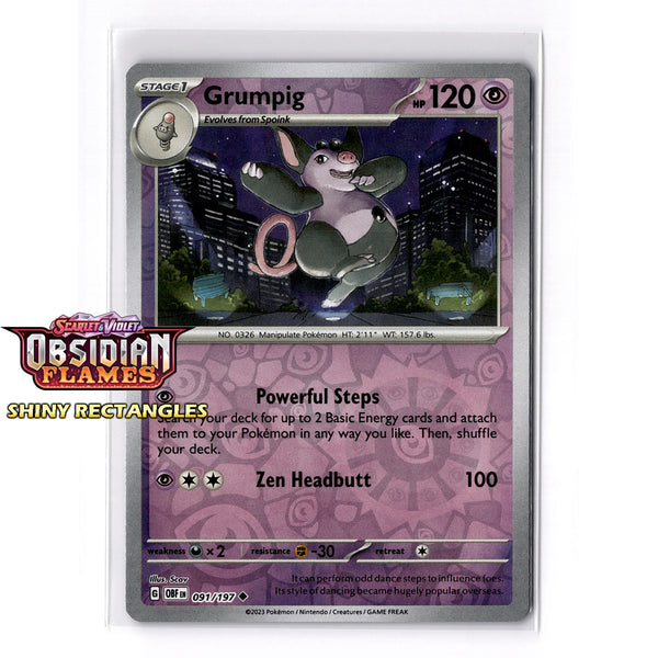 091/197 - Grumpig - Reverse Holo