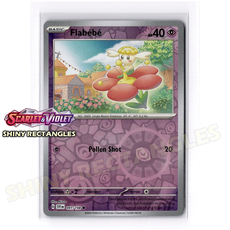 091/198 - Flabebe - Reverse Holo