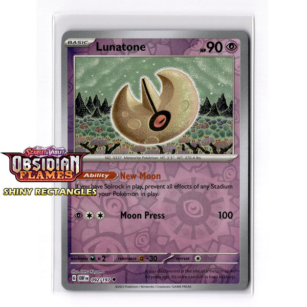 092/197 - Lunatone - Reverse Holo
