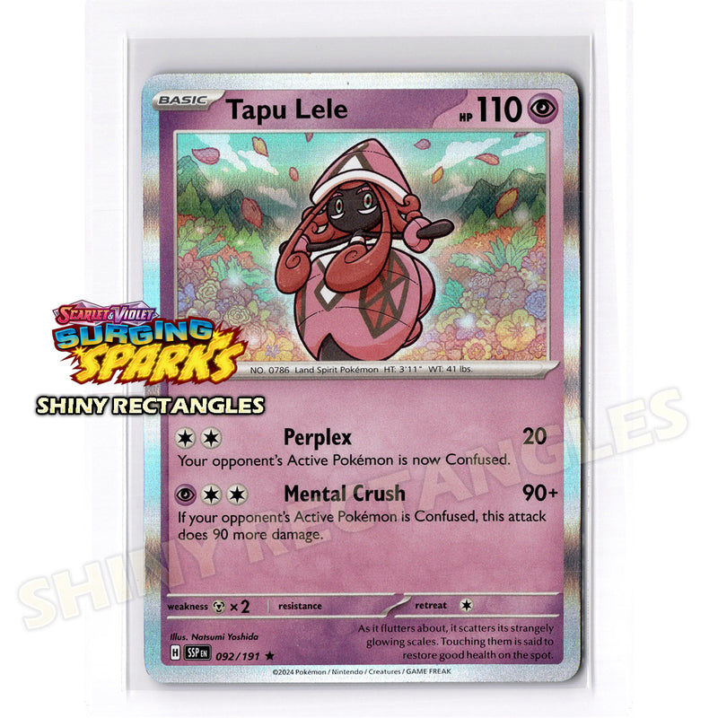 092/191 - Tapu Lele - Holofoil