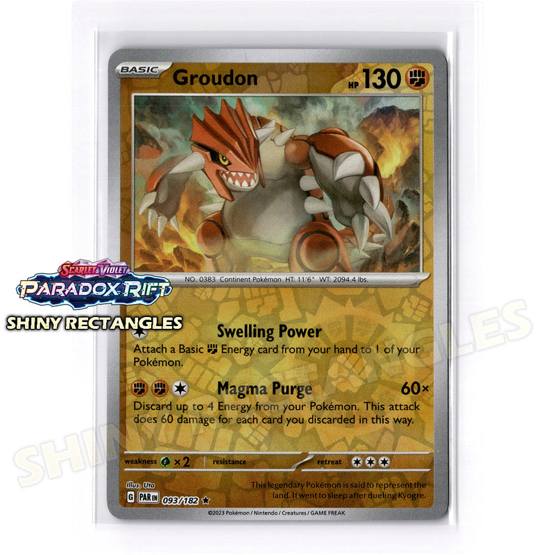 093/182 - Groudon - Reverse Holo