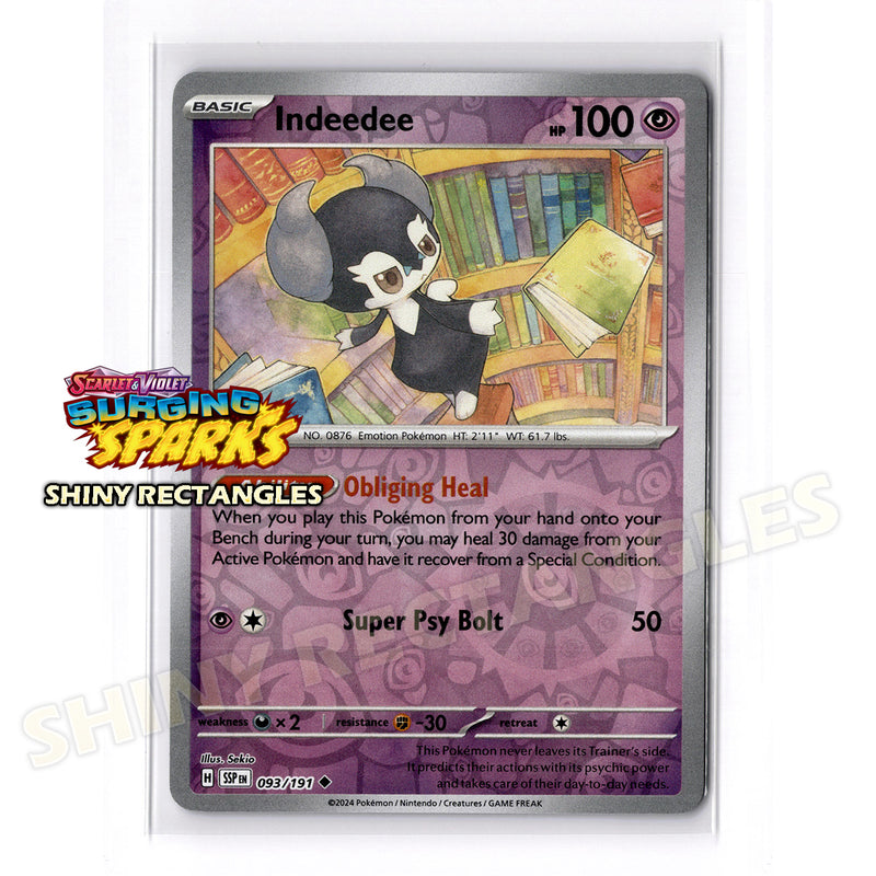 093/191 - Indeedee - Reverse Holo