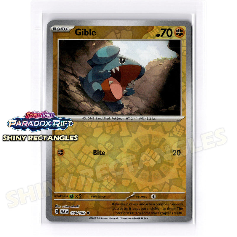 094/182 - Gible - Reverse Holo