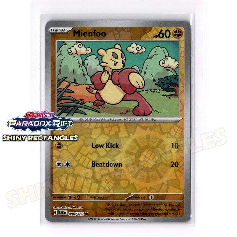 096/182 - Mienfoo - Reverse Holo