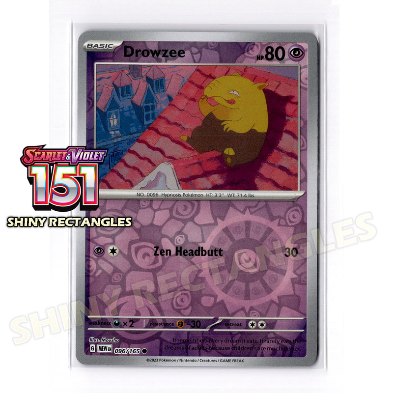 096/165 - Drowzee - Reverse Holo