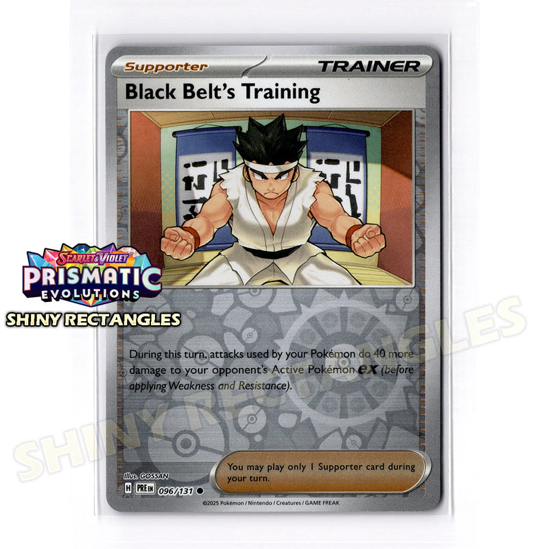096/131 - Black Belt's Training - Reverse Holo