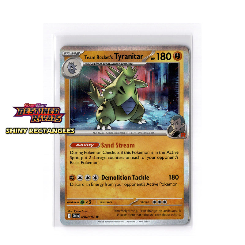 096/182 - Team Rocket's Tyranitar - Holofoil