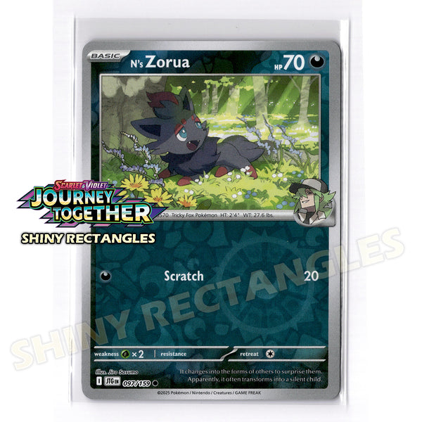 097/159 - N's Zorua - Reverse Holo